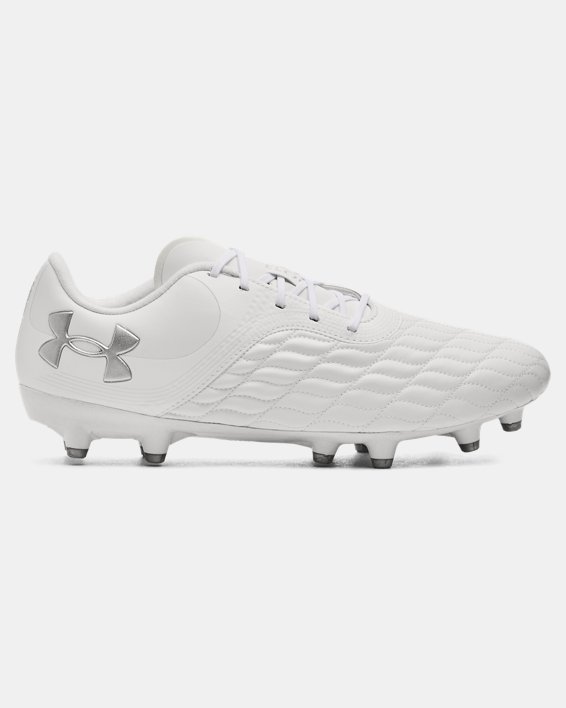 Unisex UA Magnetico Pro 3 FG Soccer Cleats in White image number 0